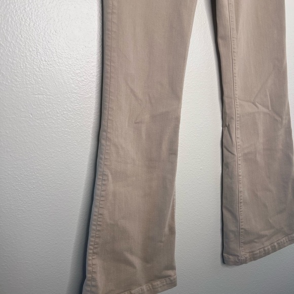 Joie Nouveau Flare Beige stretch jeans 28 #10 - Picture 4 of 9